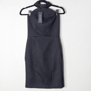 Rachel Zoe Black Cocktail Dress Sleeveless Sheath Size 2 Little Black Dress